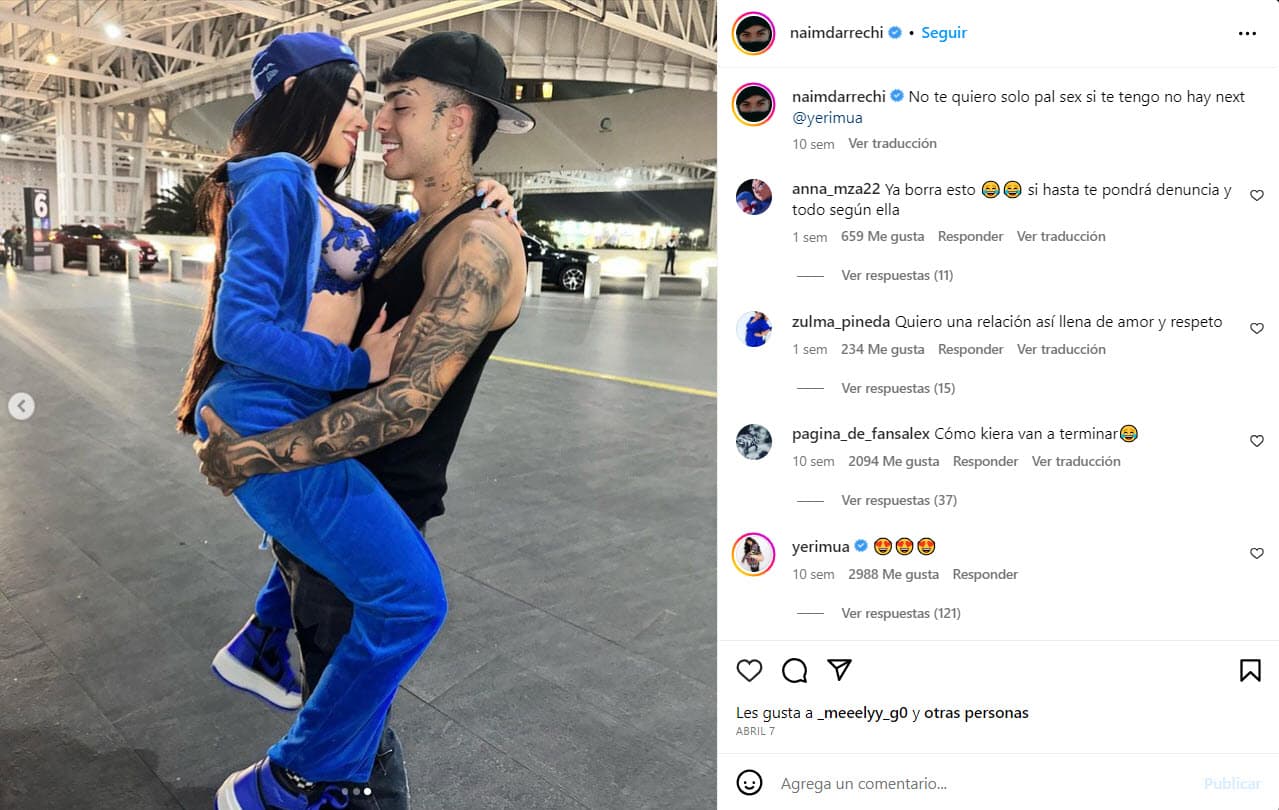 Yeri Mua y Naim Darrechi.