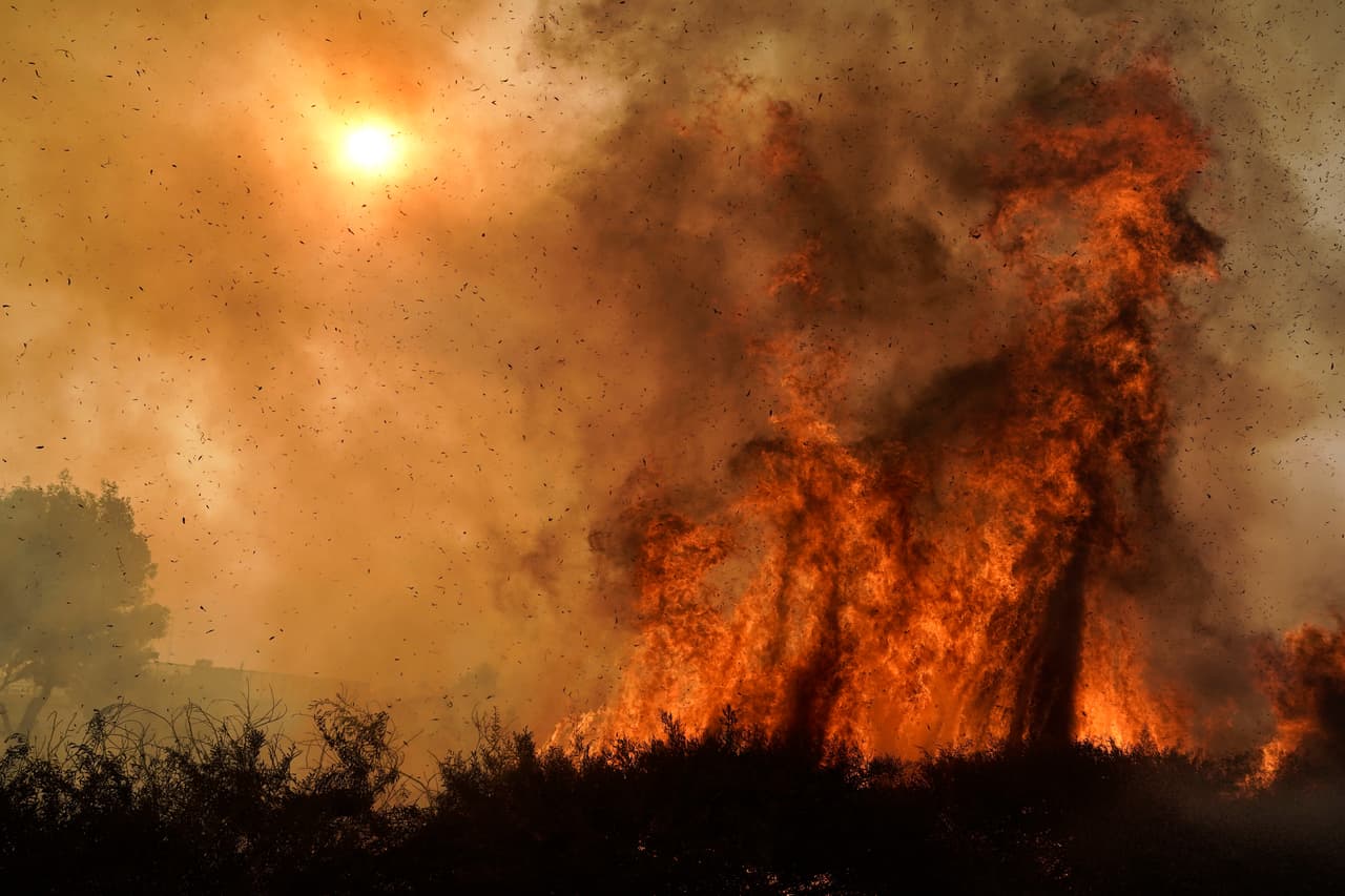 De acuerdo con el reporte del incendio Silverado, el fuego humeante explotó en más de 11 millas cuadradas (29 kilómetros cuadrados) tras estallar a primeras horas en el condado de Orange, al sur de Los Ángeles.