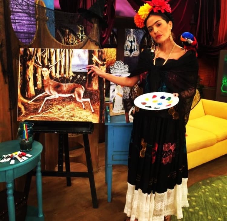 Para Karla Martínez fue todo un honor vestirse como la pintora Frida Kahlo, en la fiesta de Halloween de Despierta América.
