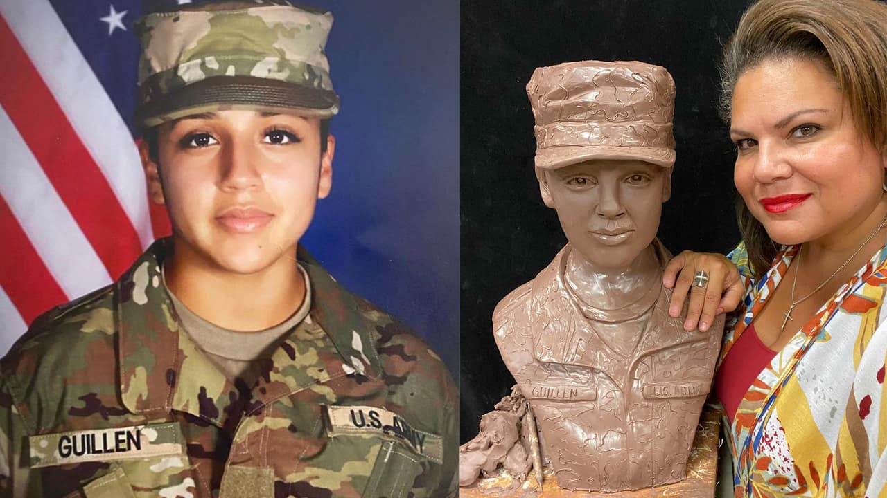 “Dios quiera que su muerte no se olvide”: Artista hispana que inmortaliza a Vanessa Guillén en una escultura