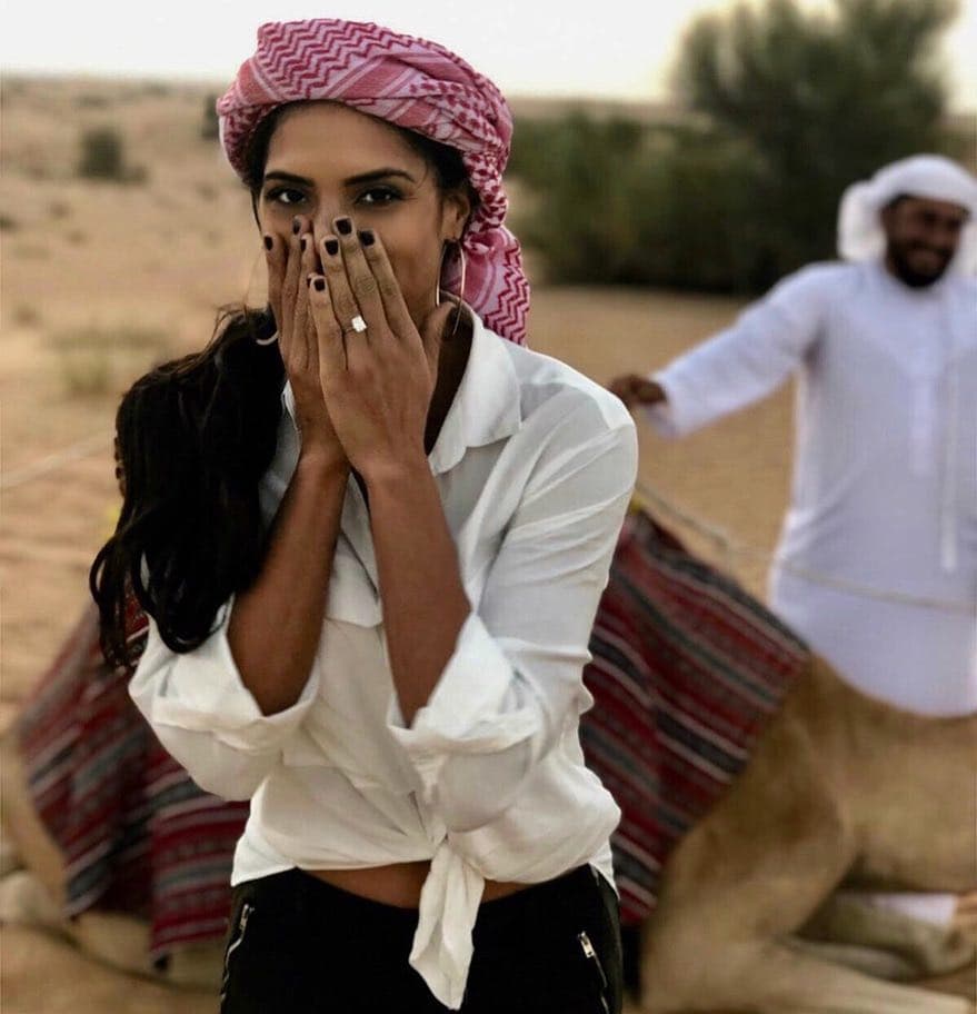 Durante su viaje a Dubái en diciembre de 2018, el empresario le tenía preparada la sorpresa de su vida, pues tenía planeado pedirle a Fran que fuera su esposa.