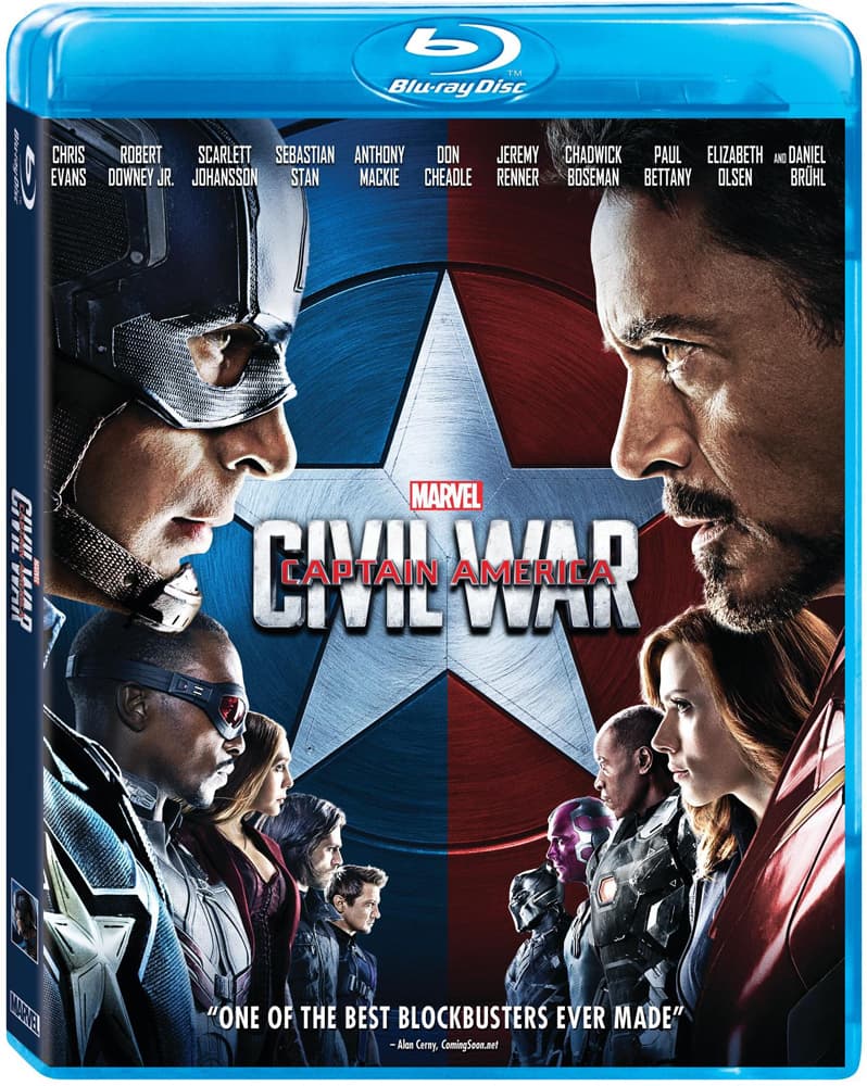 'Captain America: Civil War' ahora en 3D, Blu-ray, DVD y On-Demand 