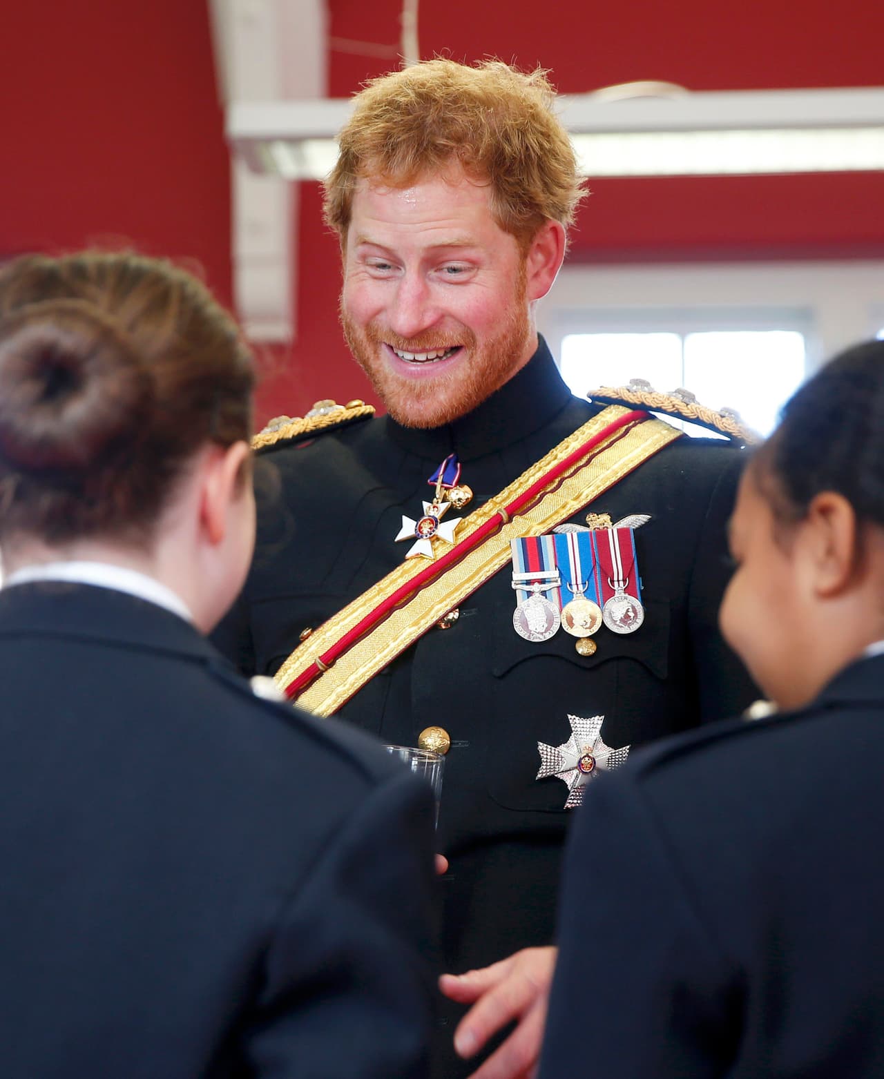 Harry disfruta mucho de este tipo de visitas.