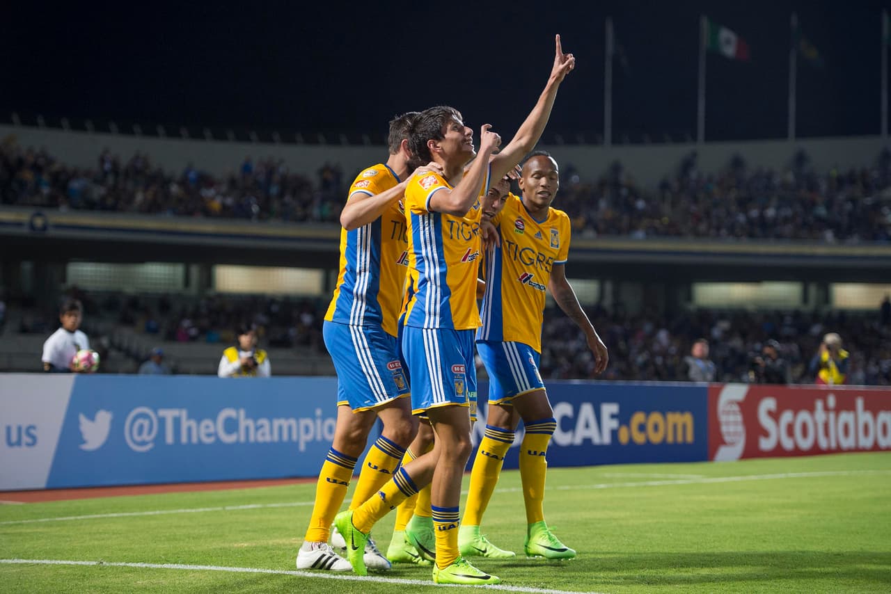 Para el joven mexicano este fue su inicio de una noche brillante con los Tigres en la que llegó a 2 goles en esta edición del campeonato y 4 en lo que va de la temporada, sumando los 2 que tiene en la Liga MX.