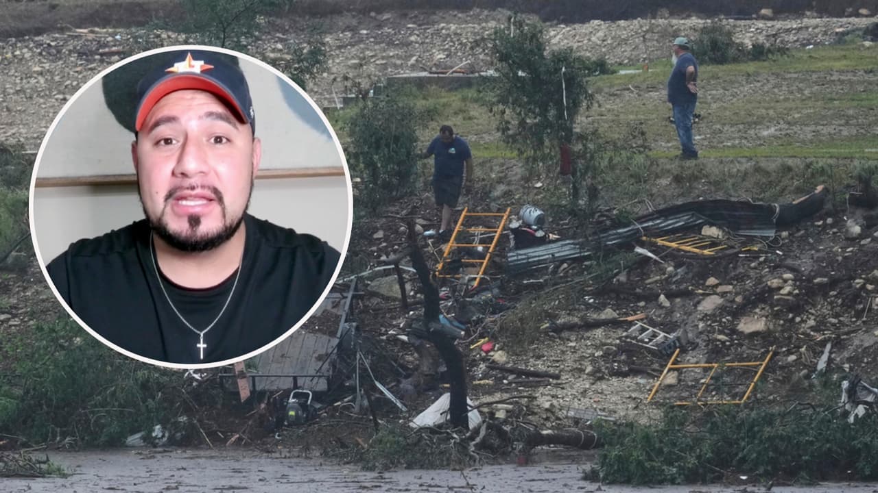“El río vino por nosotros”, recuerda uno de los 13 amigos de Houston que quedaron atrapados en un Airbnb en Kerrville, Texas. El agua subió 8 metros en 45 minutos y estuvieron aislados durante horas hasta que una familia local los rescató.