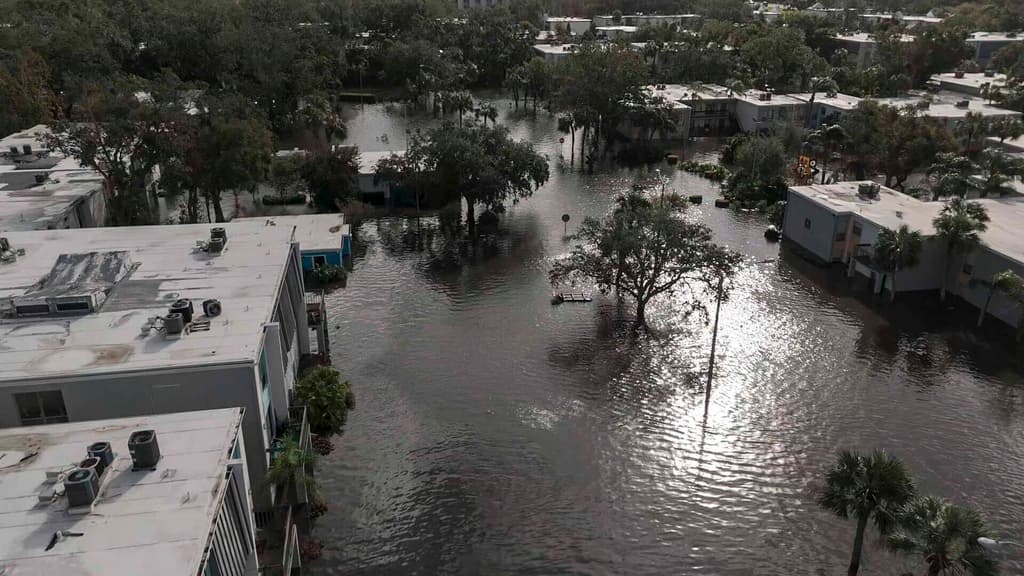<b>Las devastadoras inundaciones que dejó el <a href="https://www.univision.com/noticias/huracanes/huracan-milton-danos-florida">huracán Milton en Florida</a> </b>han traído consigo no solo destrucción material, sino también graves amenazas sanitarias ocultas en las aguas contaminadas que cubren vastas áreas.