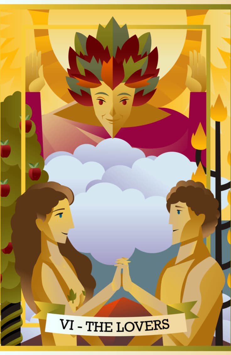 La carta de los amantes invertida habla de que estamos pasando por un período de dudas y cuestionamientos. No tiene que ver necesariamente con que queramos poner fin a una relación, sino puede ser que la rutina nos ha abordado, o estamos teniendo muchos conflictos sea con nuestro amor o con nosotros mismos en nuestro interior.