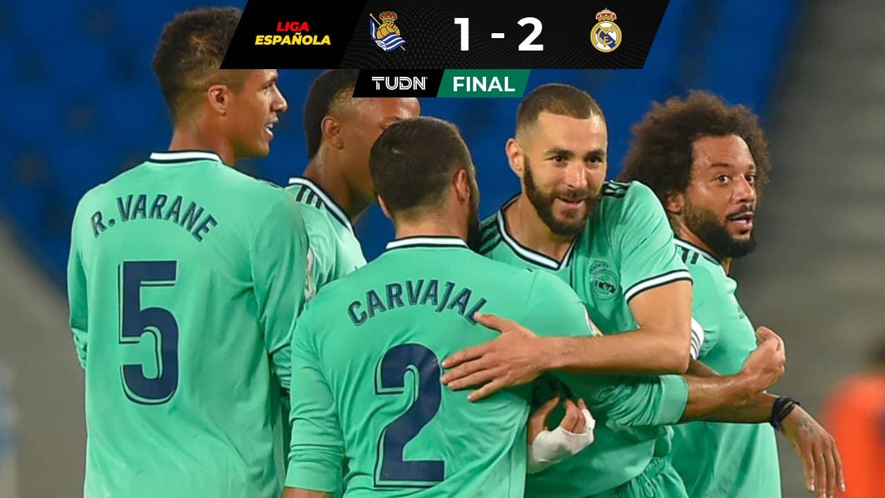 Real Madrid le ganó a la Real Sociedad y es nuevo líder de LaLiga