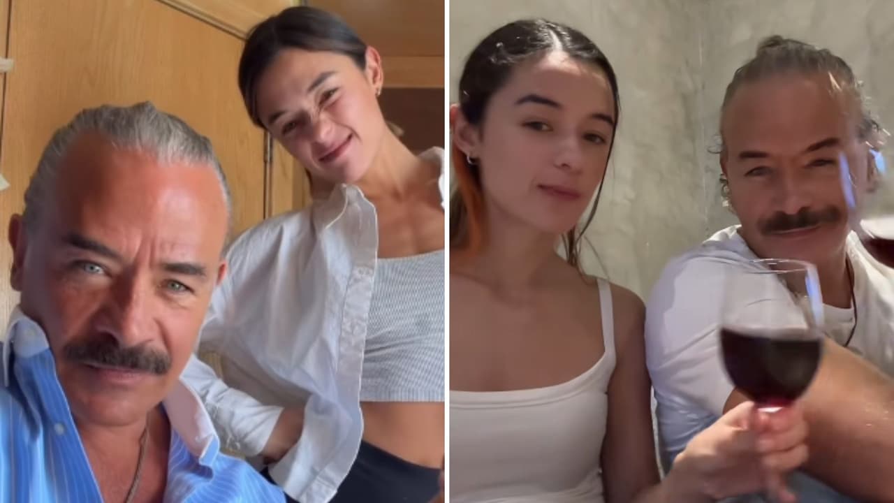 Sergio Sendel y su hija Valeria graban su primera escena solos para telenovela: así lo presumieron