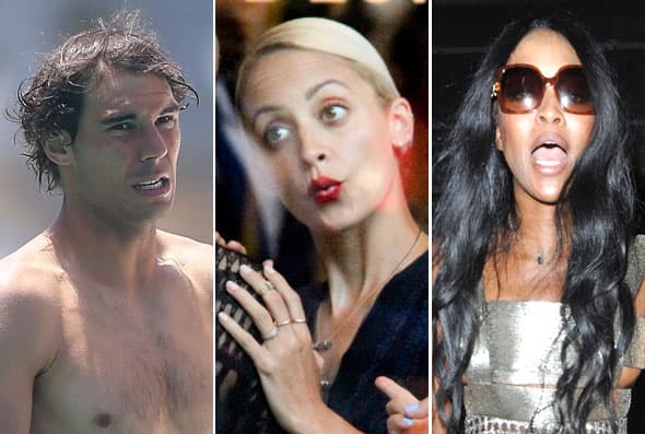 ¡Mira qué caritas las de estos famosos!