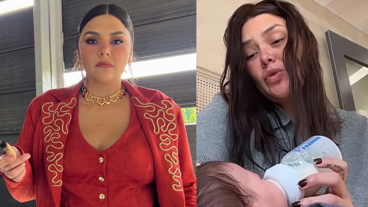 Yuridia deja ver un poco más de la carita de su bebé (y ya sabemos a quién le heredó los ojos)