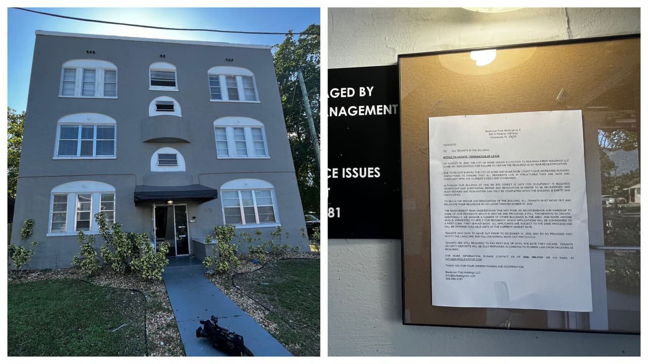 Crisis de vivienda: 18 familias de un edificio en la Pequeña Habana reciben orden de desalojo