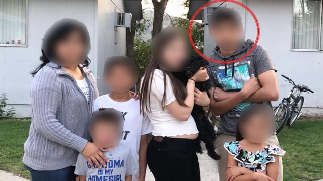 Juan with his new family in Washington State