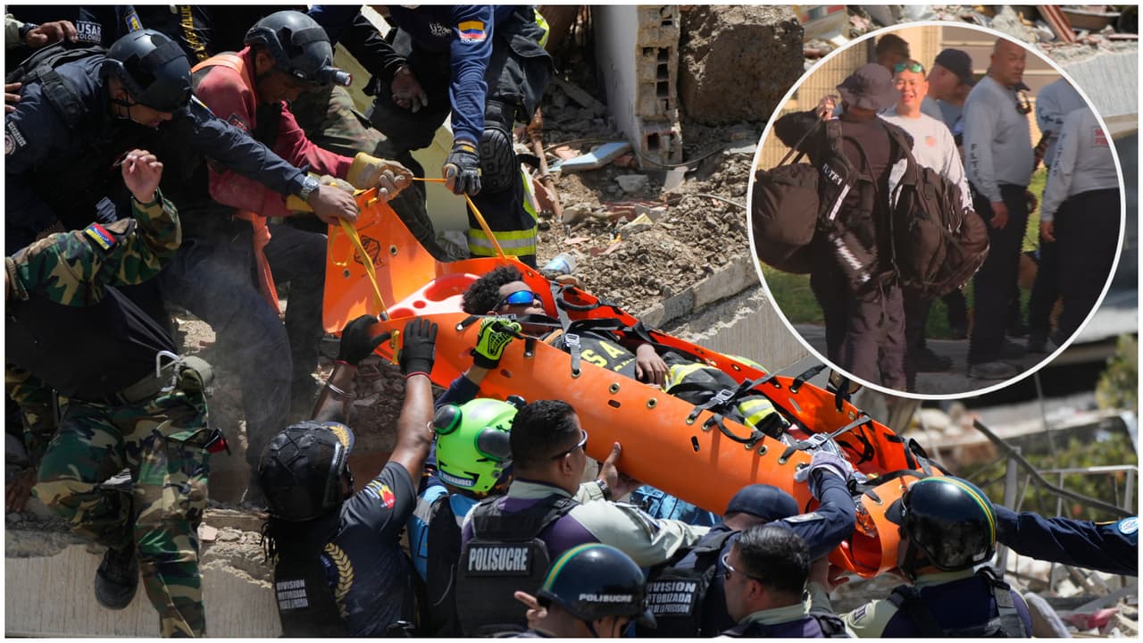 Bomberos de Miami-Dade y Miami viajan a Venezuela para ayudar con esfuerzos de búsqueda y rescate