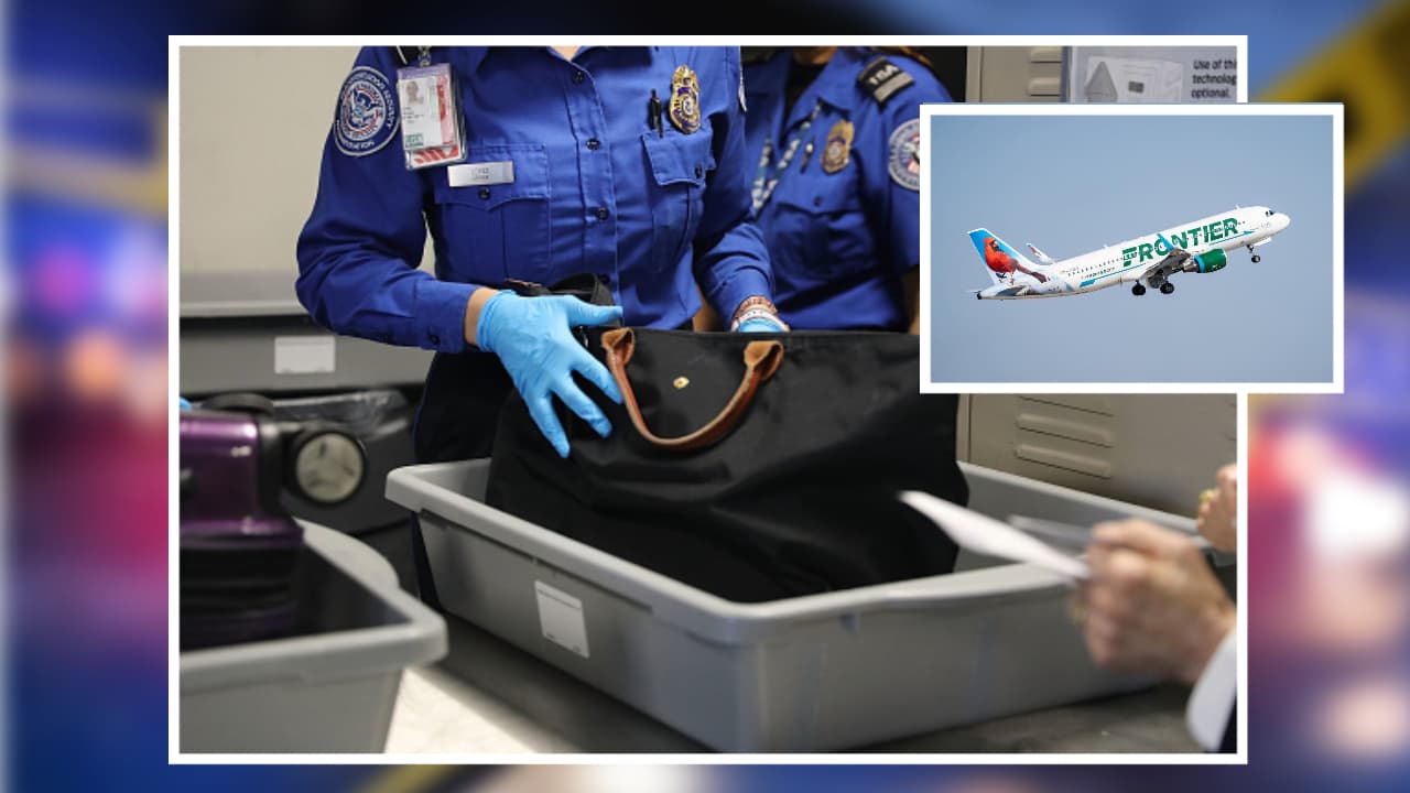 Revelan por qué un pasajero violento logró subir con 2 navajas a un vuelo de Frontier rumbo a Tampa