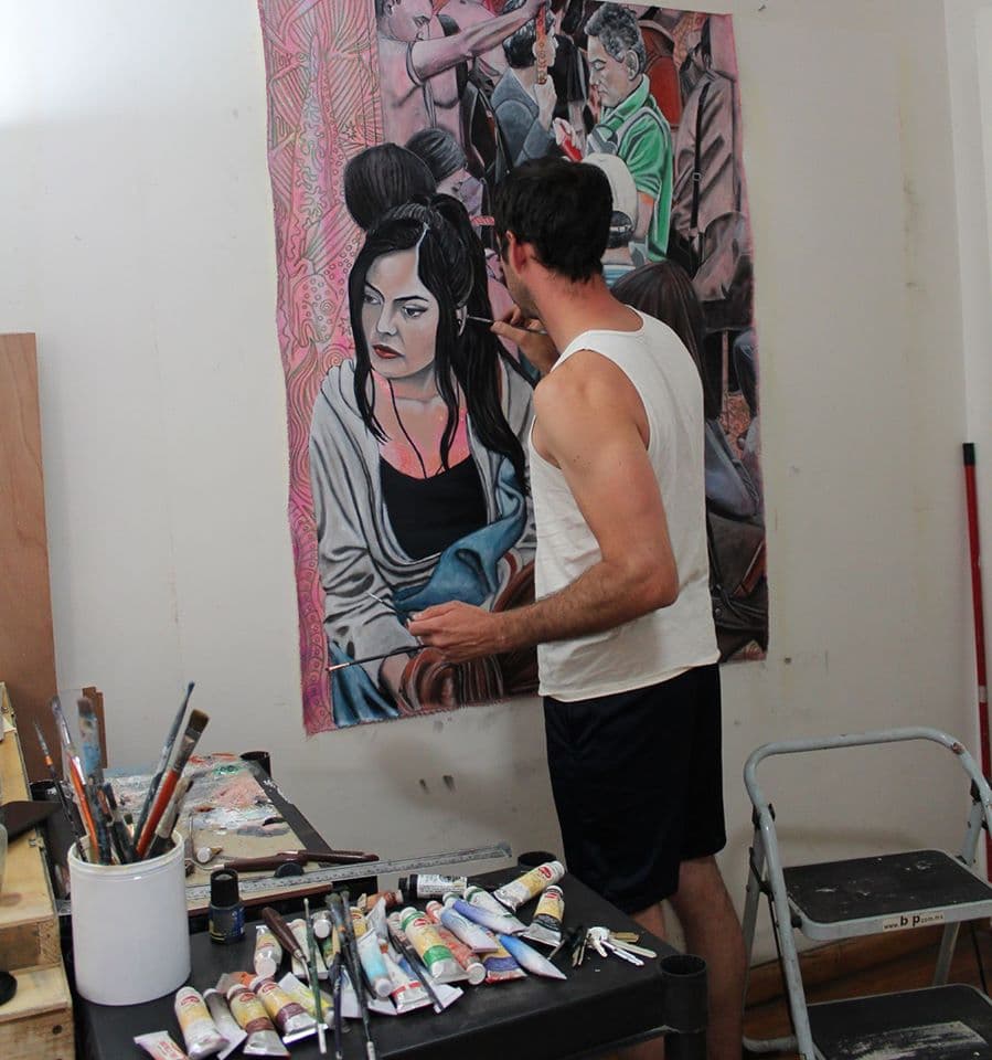 El artista originario de Pensilvania reúne en la exposición Urban Art Show a un grupo de muralistas latinoamericanos que han plasmado su obra en las calles del mundo.