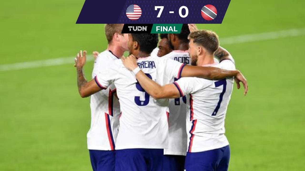 Estados Unidos aplastó a Trinidad y Tobago en Orlando 