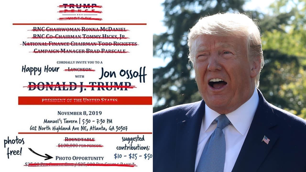 Con burlas y protestas: así esperan la visita del presidente Trump a Atlanta esta semana