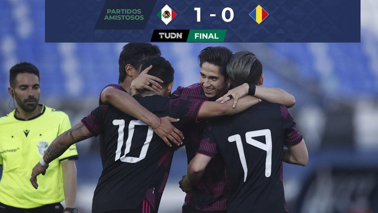 Resumen | México vence 1-0 a Rumania con un golazo del ‘Canelo’ Angulo