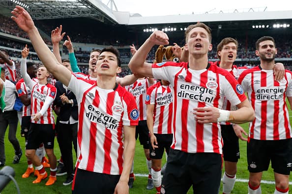 PSV Eindhoven, campeón de la Eredivisie.