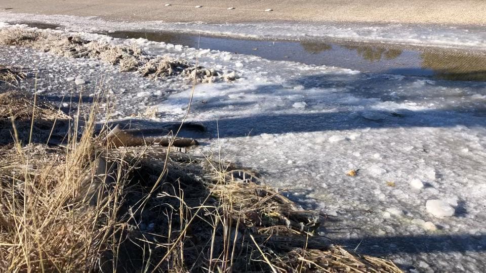 Hubo otras áreas donde sucedieron accidentes provocados por el hielo negro del agua de tuberías rotas.