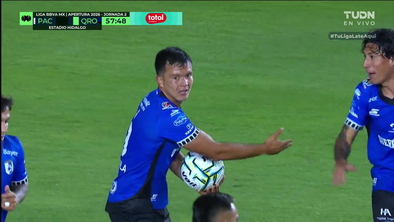 ¡Querétaro empata a Pachuca con este golazo de Ali Ávila!