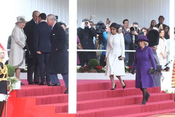 La recepción real se lleva a cabo después de la visita del Príncipe Carlos y la Duquesa de Cornwalls a México en octubre de 2014.