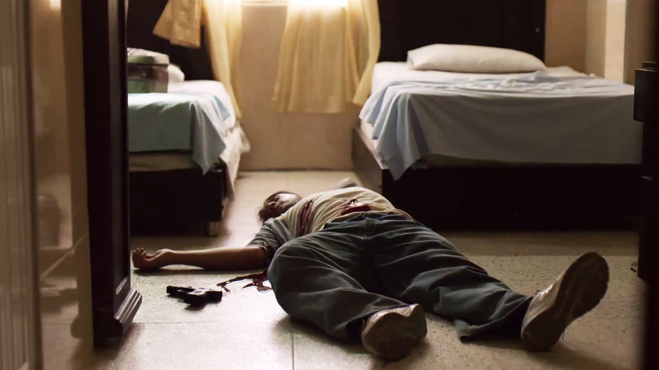 He was murdered in his hotel room moments later.