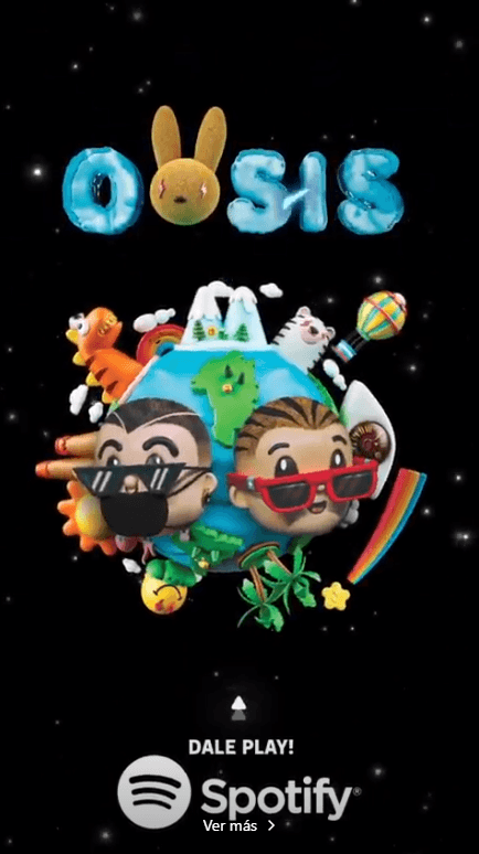 'OASIS' se publicó en todas las plataformas digitales.