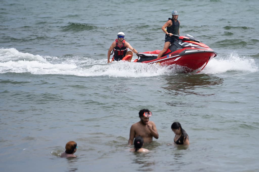 Esto incluye el monitoreo con embarcaciones y helicópteros en playas de Long Island, donde se registraron varios ataques. Para minimizar el riesgo de interacciones con tiburones, el Departamento de Conservación Ambiental recomienda la siguiente 
<b><a href="https://www.dec.ny.gov/press/127991.html">guía de seguridad para tiburones.</a></b>
<br>