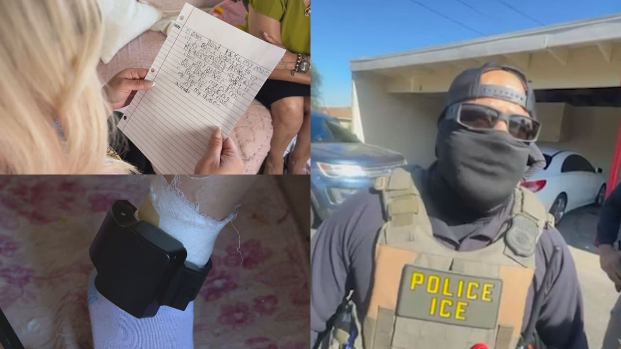 Madre mexicana enfrenta cita con ICE y sale en libertad con grillete