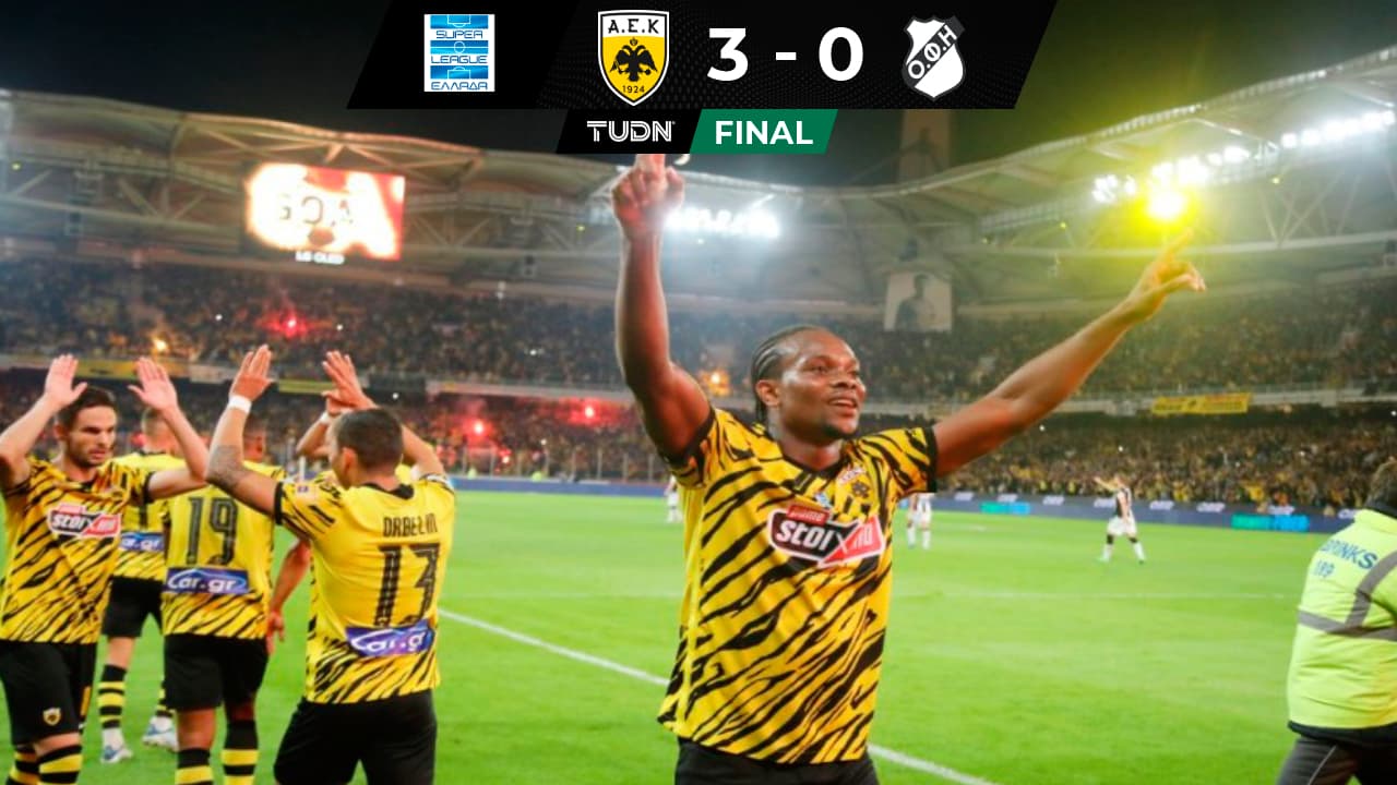 Orbelín Pineda es titular en triunfo del AEK Atenas frente al OFI Heraklion