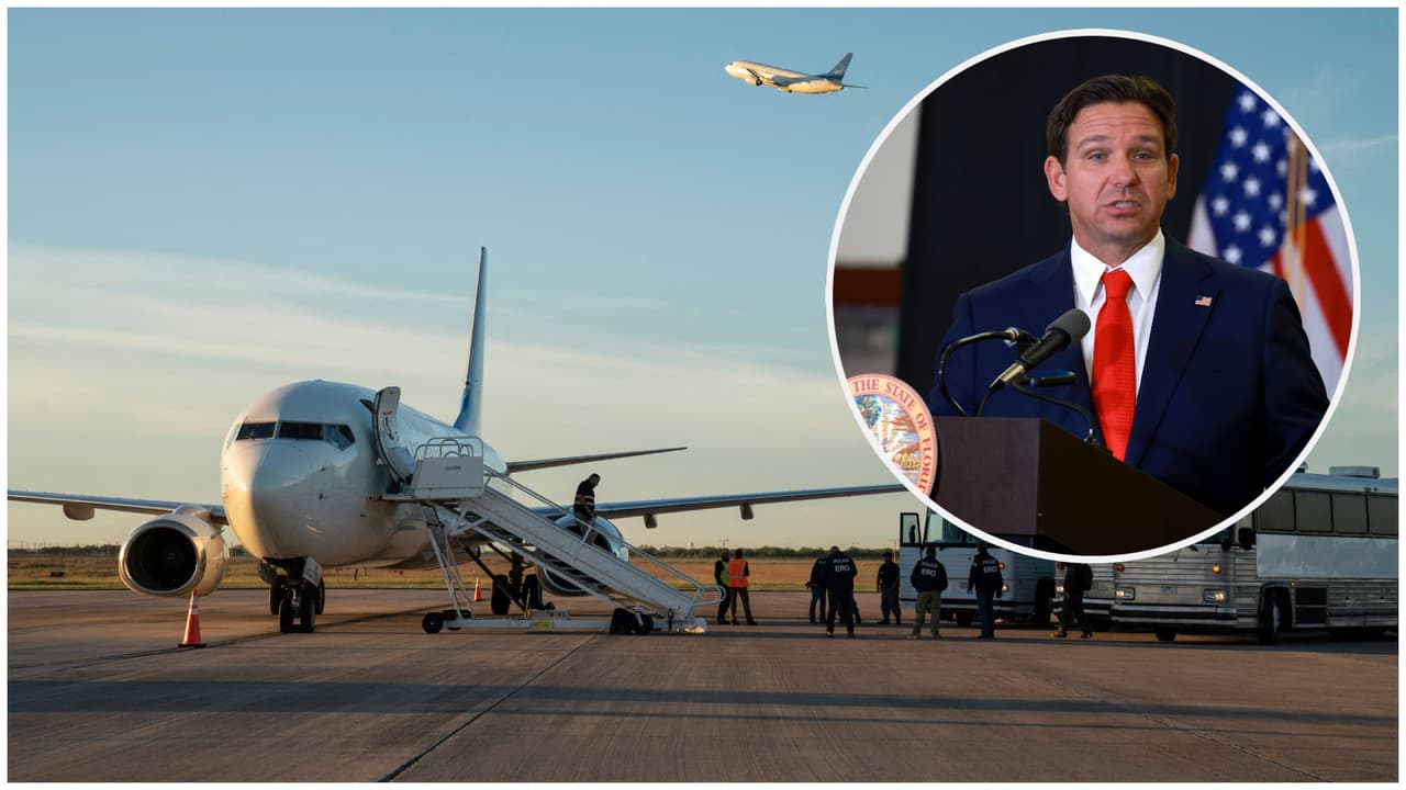 DeSantis propone que Florida pueda transportar a inmigrantes indocumentados fuera de EEUU