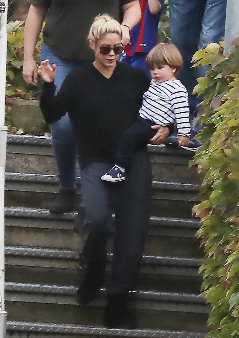 Por lo que es común ver a la colombiana visitando centros deportivos con sus peques.