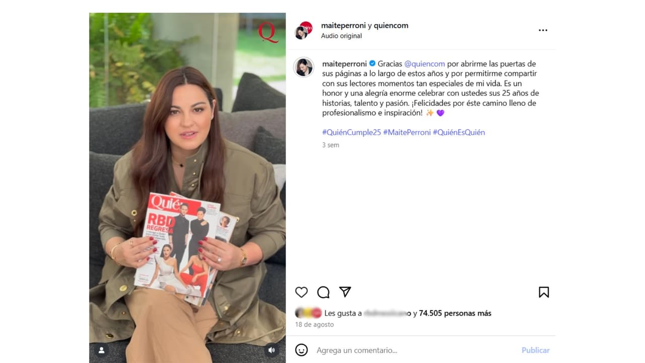 Video de Maite Perroni aviva polémica por distanciamiento con Anahí.