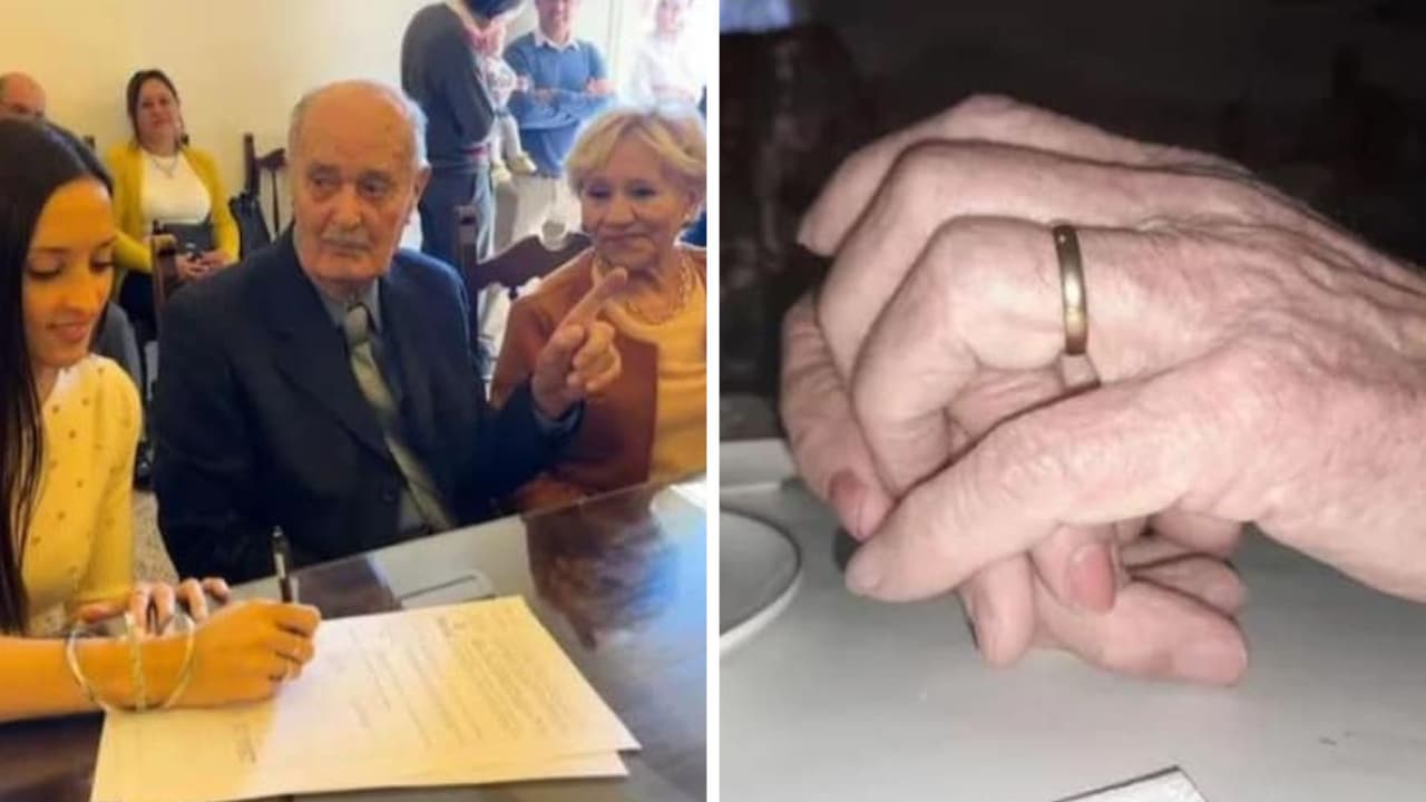 Tienen 90 y 83 años, se conocieron por Tinder gracias a sus nietos y se casaron