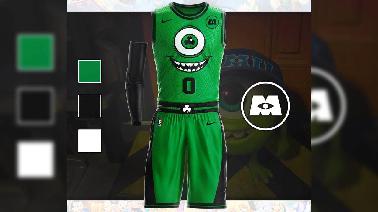 'Monsters, Inc.' vistió a los Boston Celtics