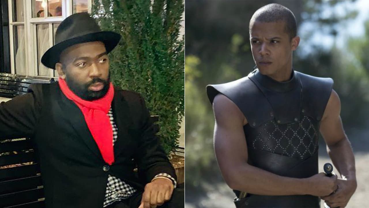 <b>Brea Frank</b> de La Gozadera New York sería el temible y siempre bien uniformado
<b>Grey Worm</b>. Las verdad es que son pocos los personajes afroamericanos en la serie.
