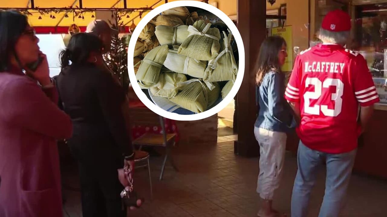 Viva la 'tradición' al este de Los Ángeles, donde venden de 10,000 a 15,000 tamales diarios en esta época
