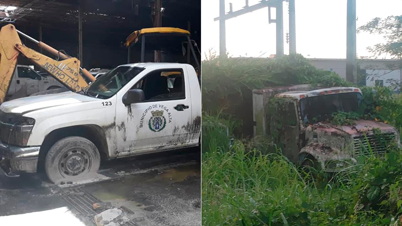 📸 “Me dejaron un Junker”: Nueva alcaldesa de Vega Alta muestra el abandono de los vehículos oficiales de su municipio
