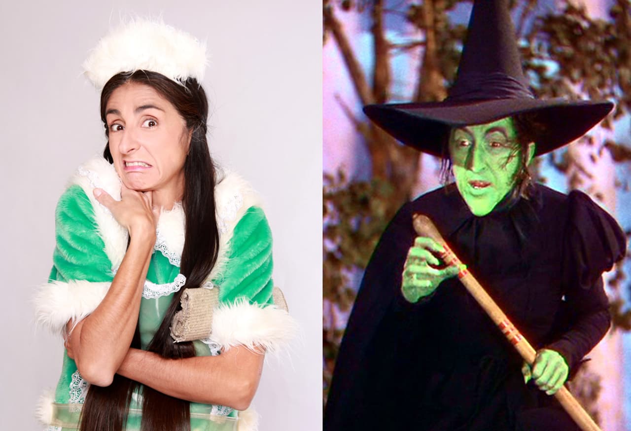 Excelsa, de la Familia Pelucha es idéntica a la bruja de 
<i>Mago de Oz</i>