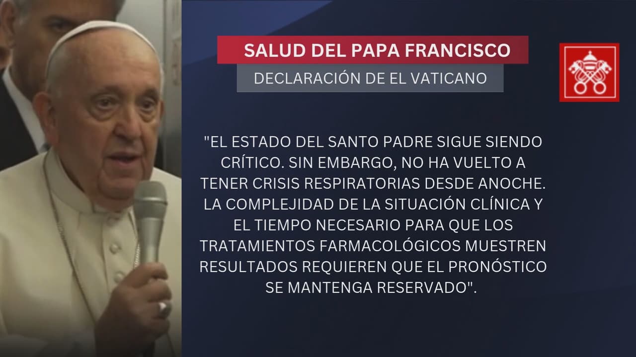 Pronóstico reservado del papa