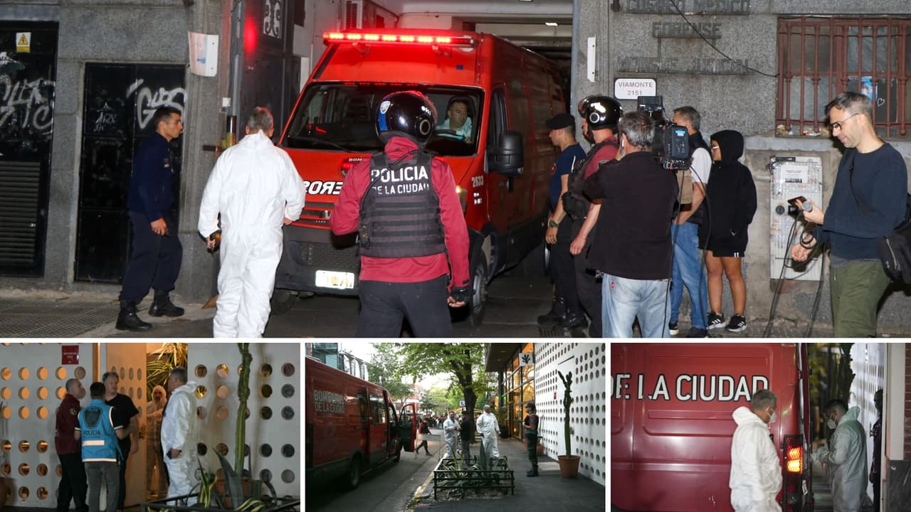 Autoridades y servicios de emergencia trabajan en el lugar donde perdió la vida Liam Payne. El equipo de bomberos retiró el cuerpo del ex One Direction.