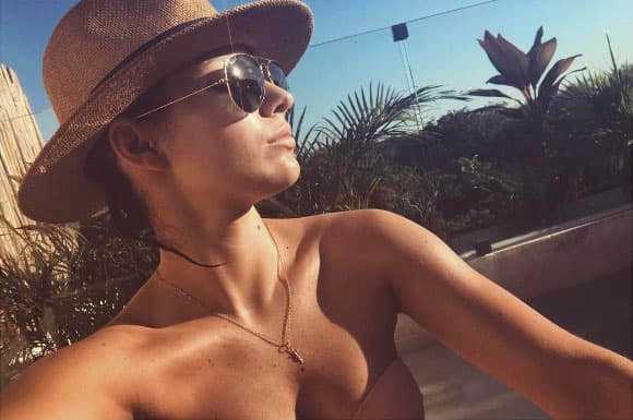 La rusa ha confesado varias veces que le encanta el clima cálido.