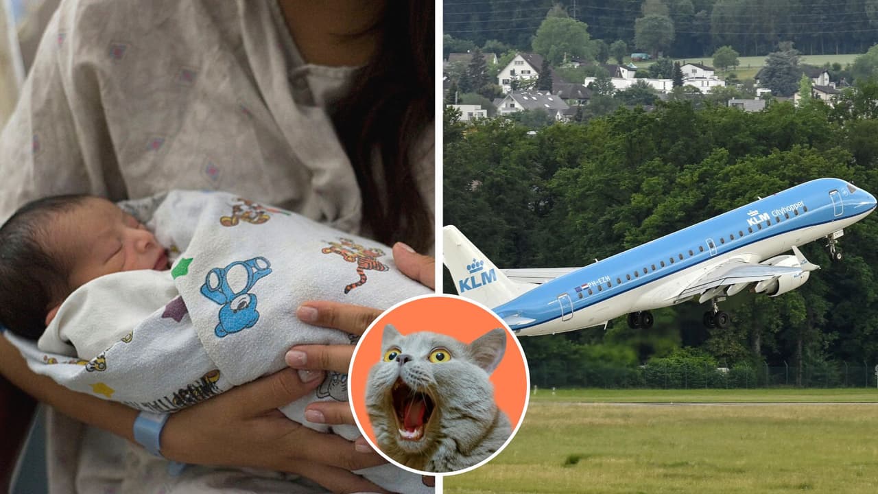 Mujer latina dio a luz mientras viajaba en avión: "No tenía idea de que estaba embarazada"