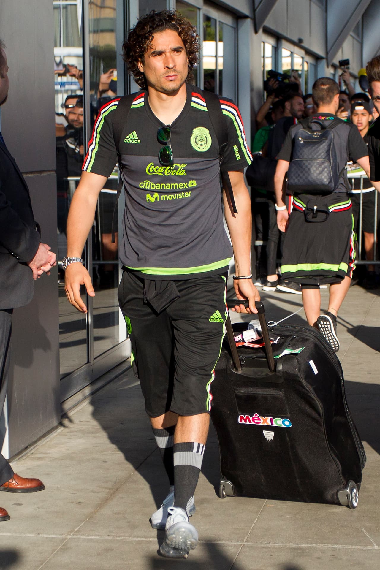 Desde su llegada, los jugadores de la Selección Mexicana fueron recibidos con gran cariño por toda la afición de Los Angeles, California.