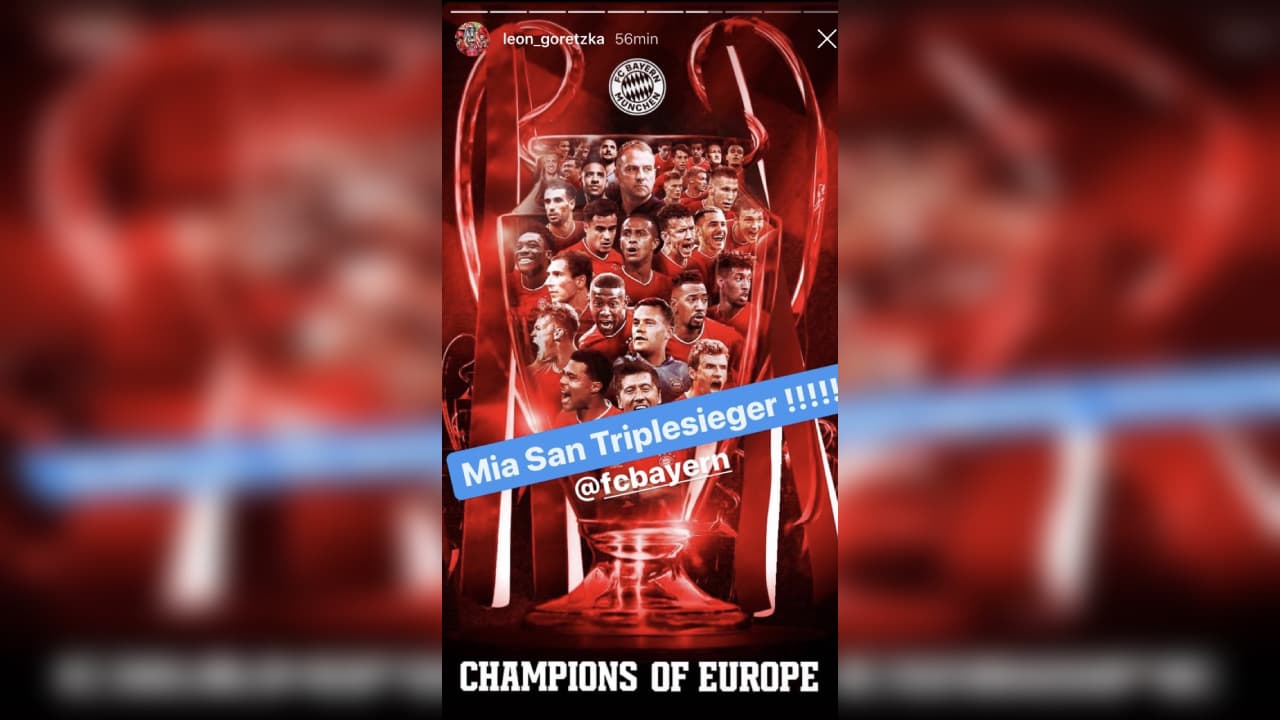 Bayern derrota 0-1 al PSG en la final de la UEFA Champions League, y los alemanes inundan las redes sociales con las celebraciones del sexto título.