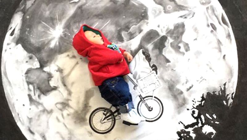 Grayson, el bebé que 'protagoniza' clásicos de Hollywood 