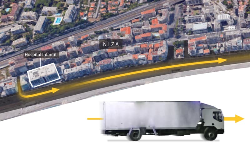 Los desesperados intentos por frenar el camión en Niza