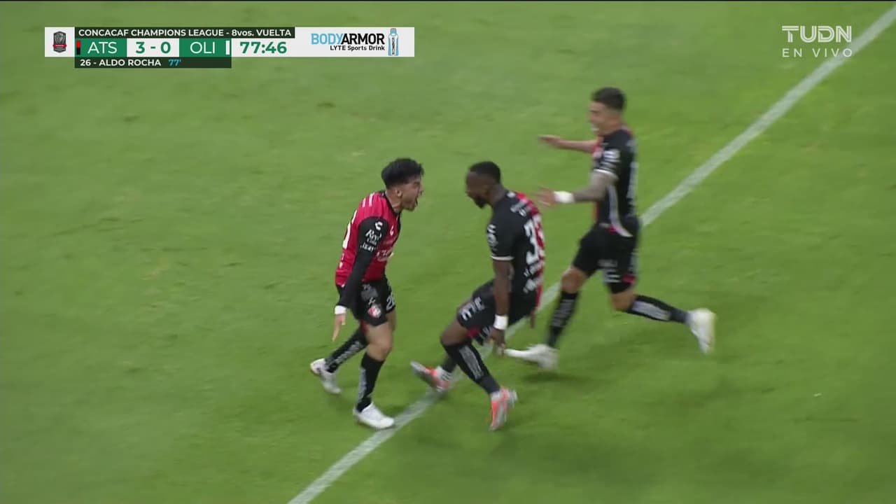 ¡Atlas logra el milagro! Aldo Rocha marca un golazo para el 3-0